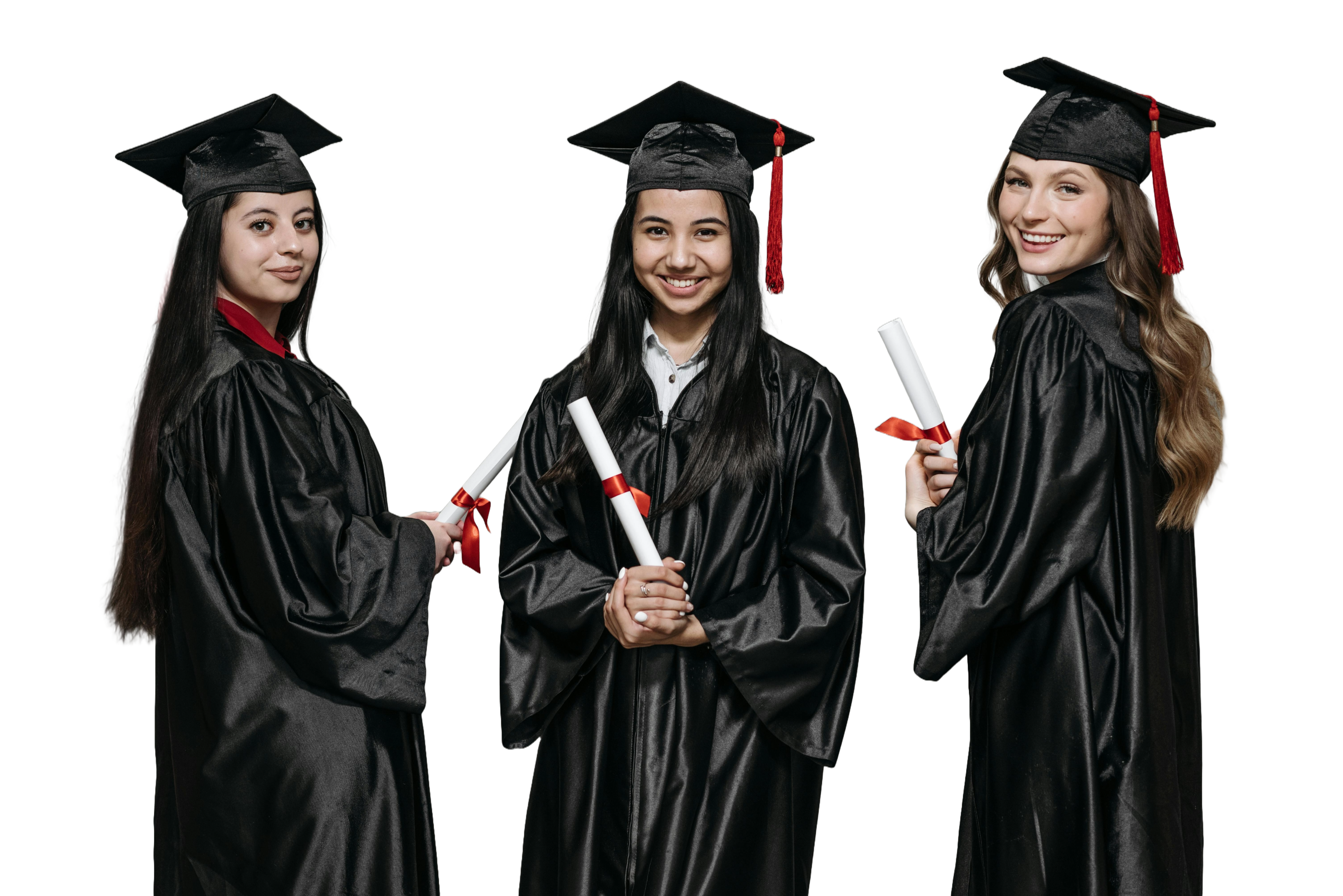 Student holding books